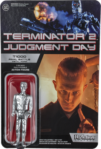 Terminator 2: Judgement Day T1000 Final Battle Metal Form ReAction Figure 3 3/4"