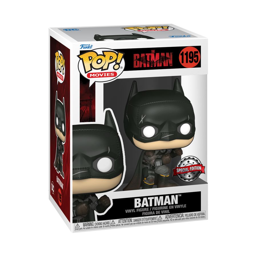 The Batman - Batman Battle Damaged US Exclusive Pop! 1195 Vinyl