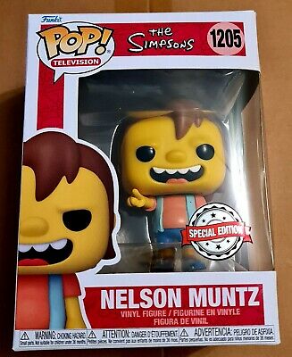 The Simpsons Nelson Muntz US Exclusive Pop! 1205 Vinyl