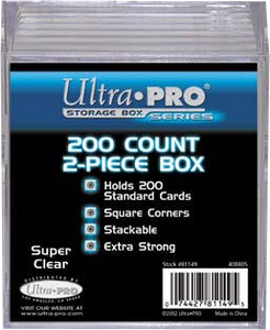 Ultra Pro Card Storage Plastic Box 200 Count