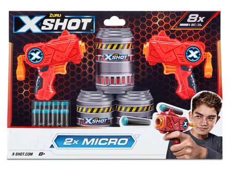 XShot Excel Micro Twin Pk Dart Blasters Includes 8 Darts