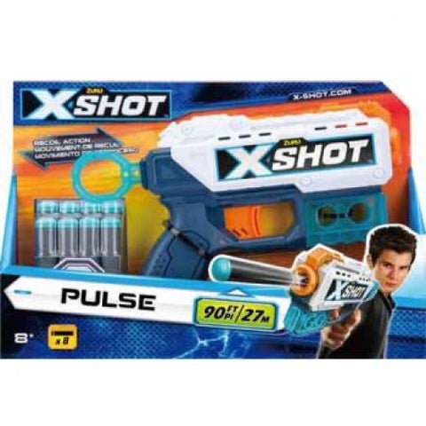 Zuru XShot Excel Pulse Includes 8 Darts